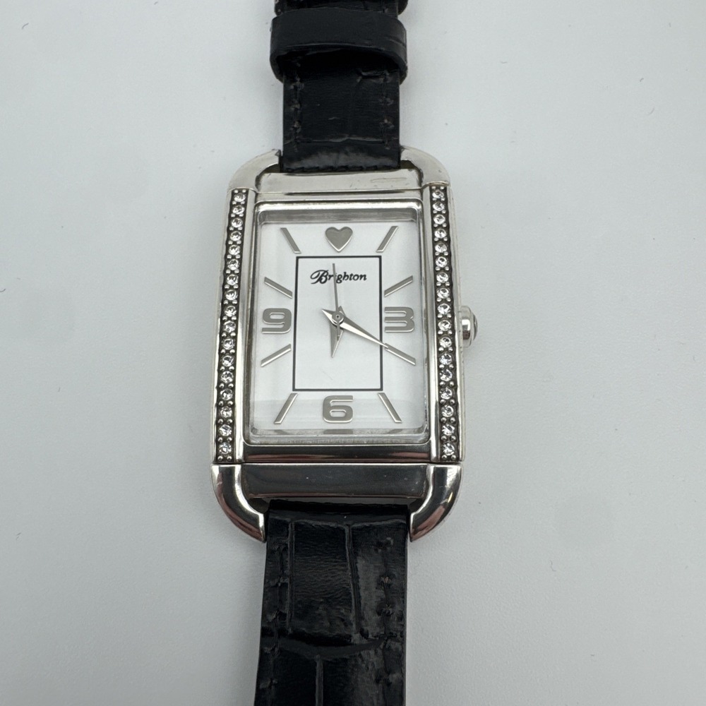Brighton Monaco Watch Reversible Band Brown & Black Band Working - Picture 4 of 16